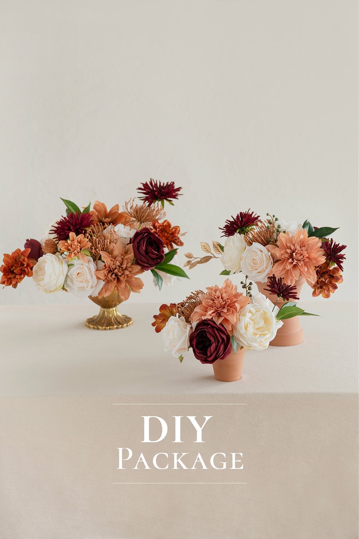 Centerpiece DIY Flowers Pacakge - 5 Styles - lingsDev