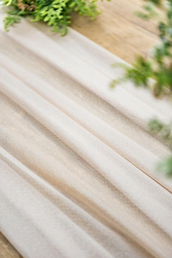 32 x 120 Inch Romantic Sheer Table Runner - 4 Colors - Ling's moment