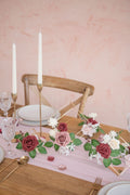 Gold Himmeli Geometric Floral Centerpieces (Set of 3) - Dusty Rose - lingsDev