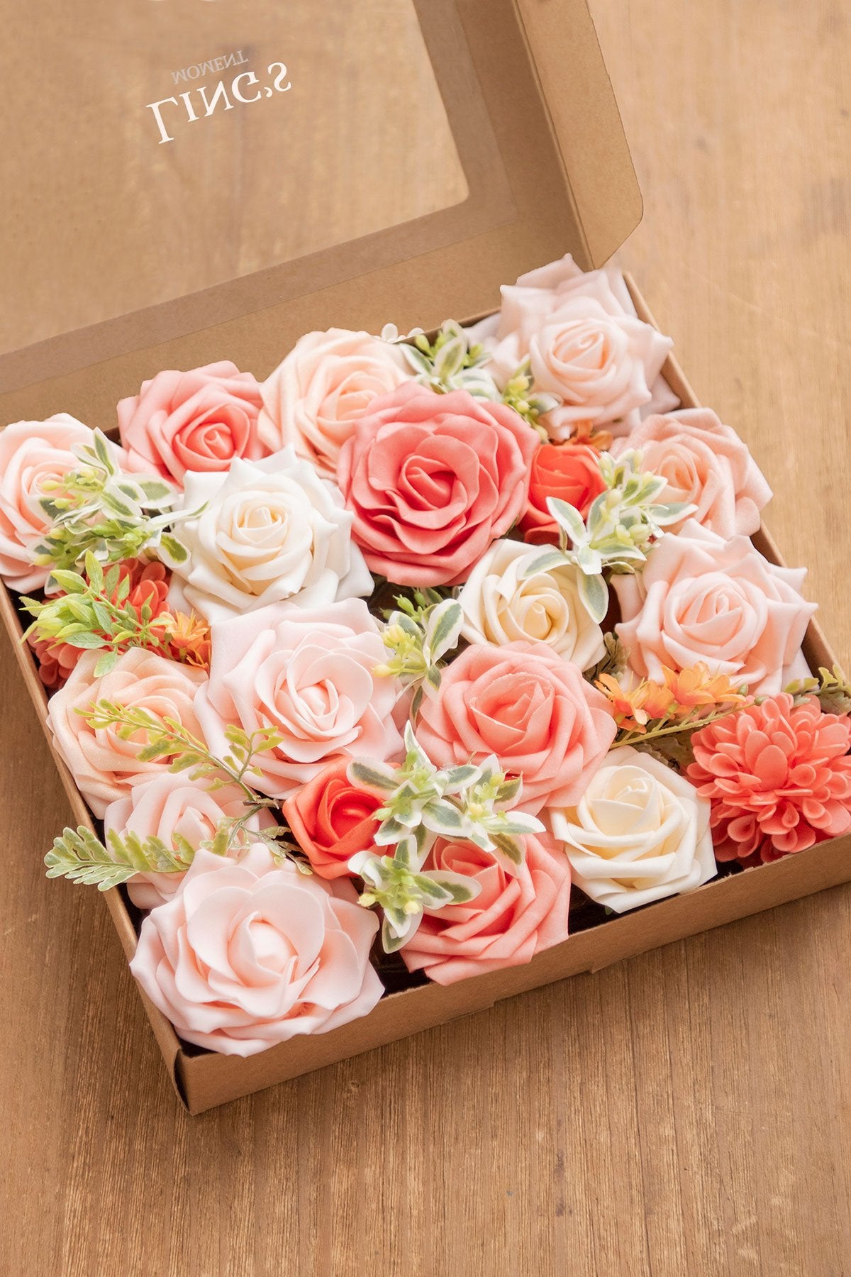Blush & Peach Flowers Box Set - 34 Styles - lingsDev