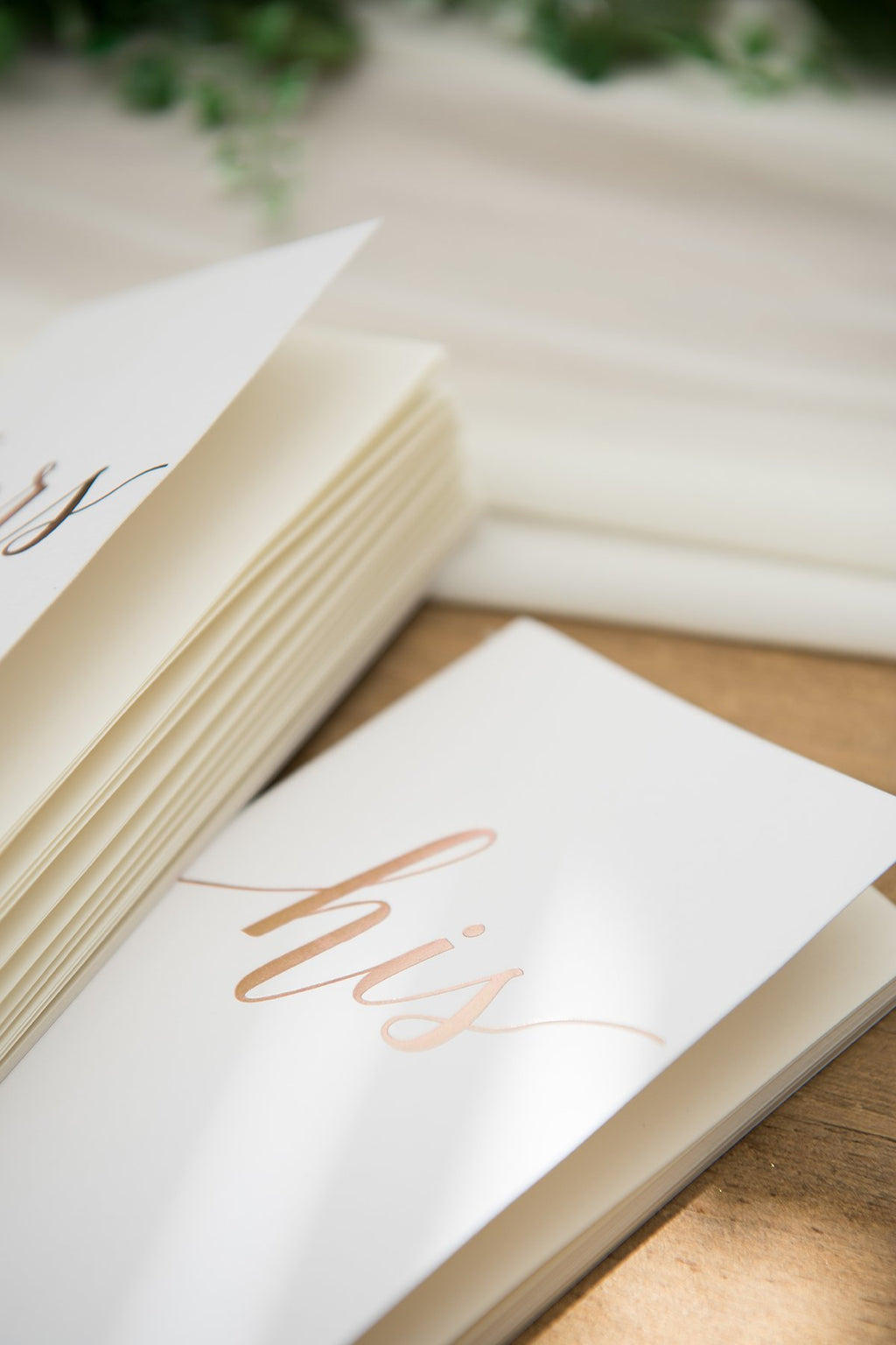 Vow Books His & Her - White & Rose Gold - lingsDev