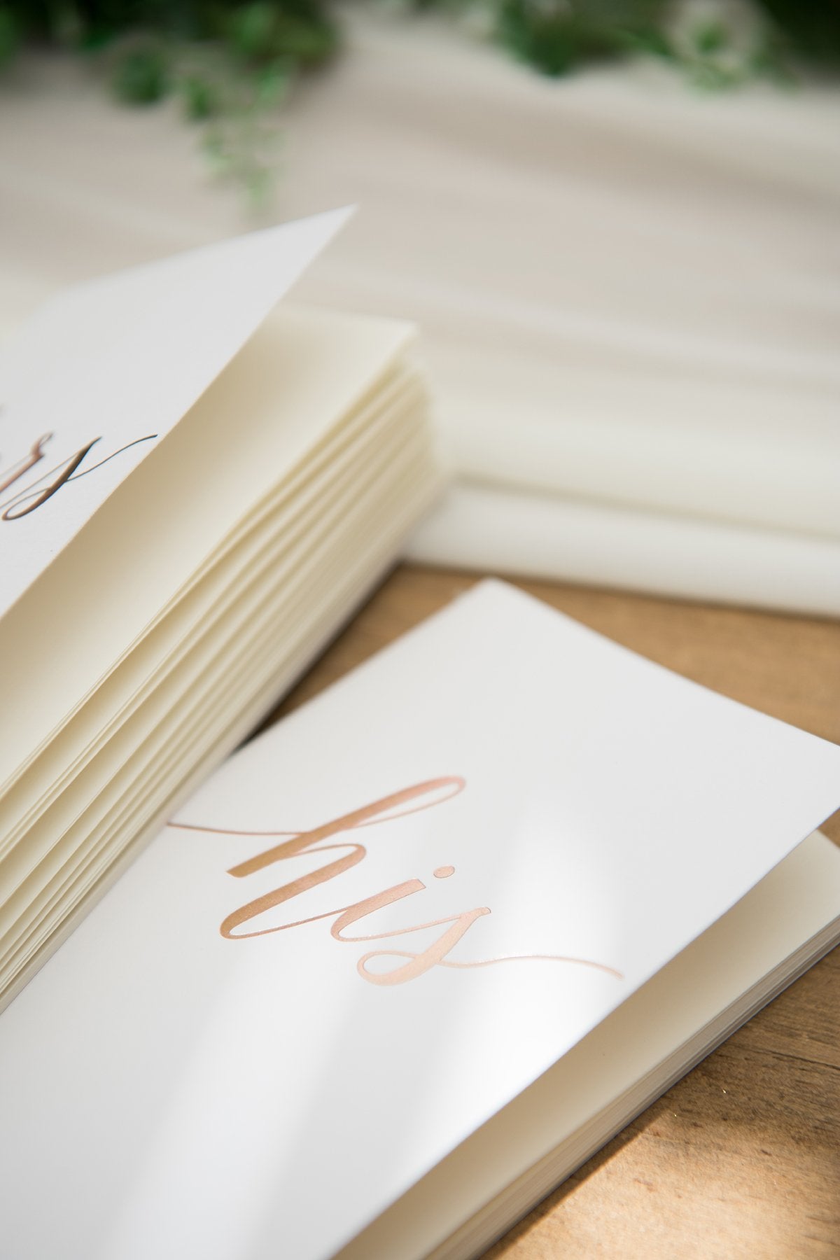 Vow Books His & Her - White & Rose Gold - lingsDev