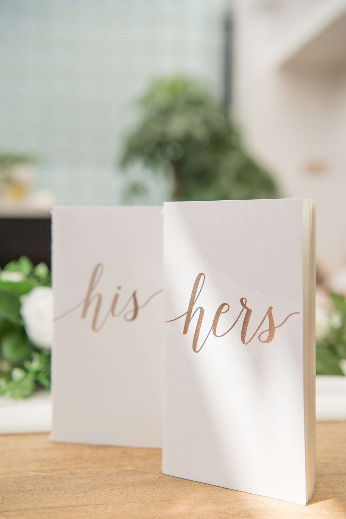 Vow Books Set of 2 His & Her - 3 Colors - Ling's moment