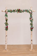 ok 5-2 Limited Time Sale | 2pcs Arch Flower Garlands with Sheer Drape - 3 Colors - lingsDev