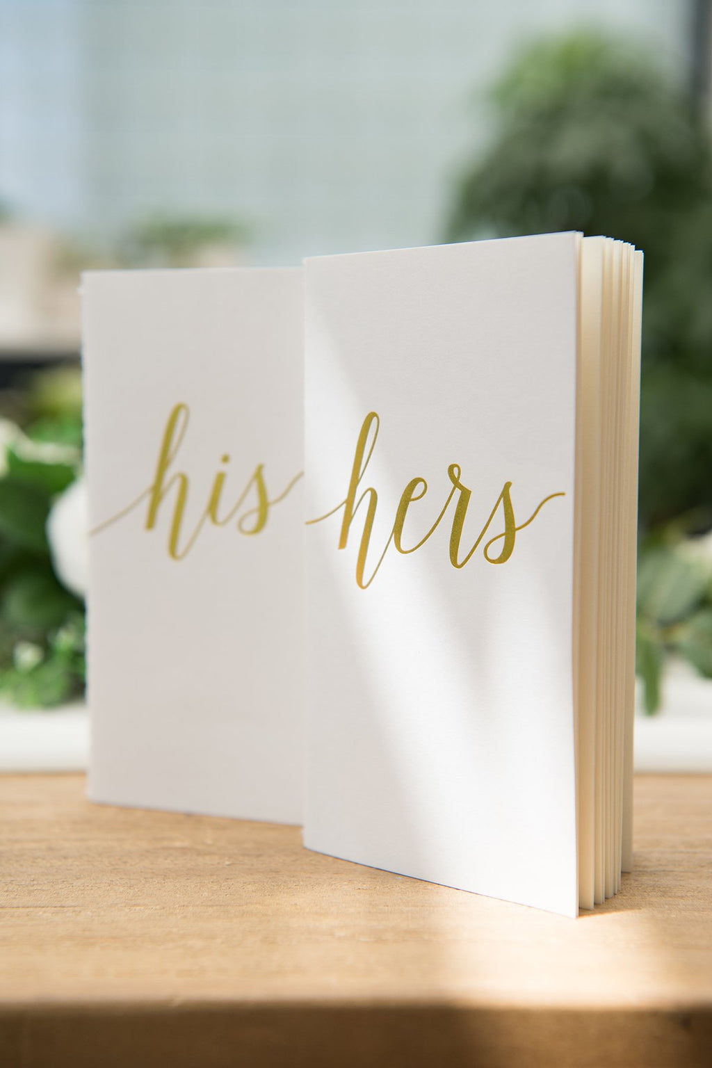 Vow Books His & Her - White & Gold - lingsDev
