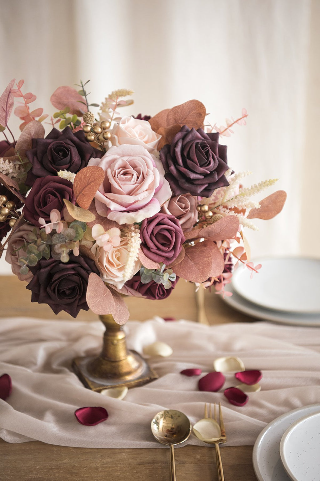 Burgundy & Marsala Flowers Box Set - 26 Styles - lingsDev