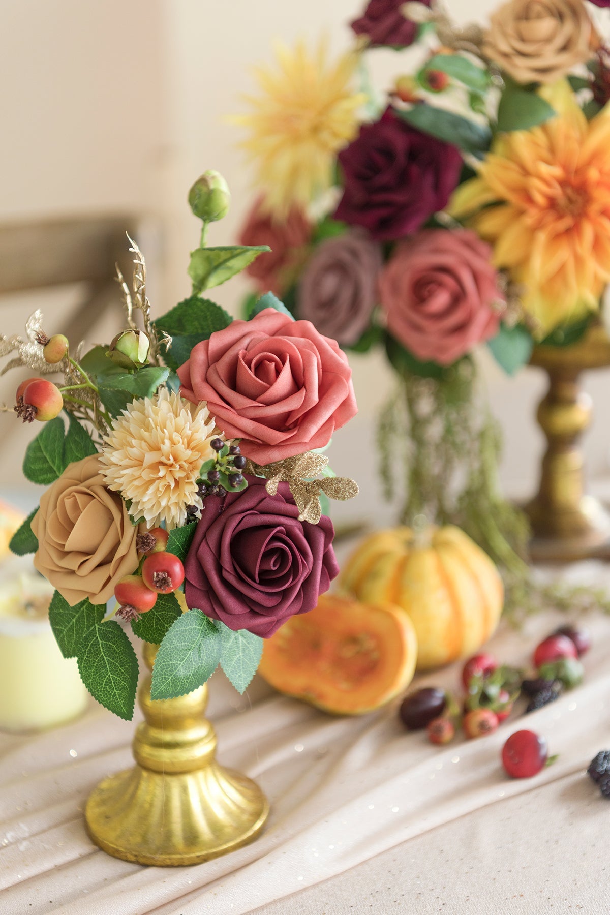 3" Foam Rose with Stem - 59 Colors F3