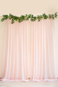 Sheer Backdrop Curtain Panels 60"w x 10FT (Set of 2) - 7 Colors - lingsDev