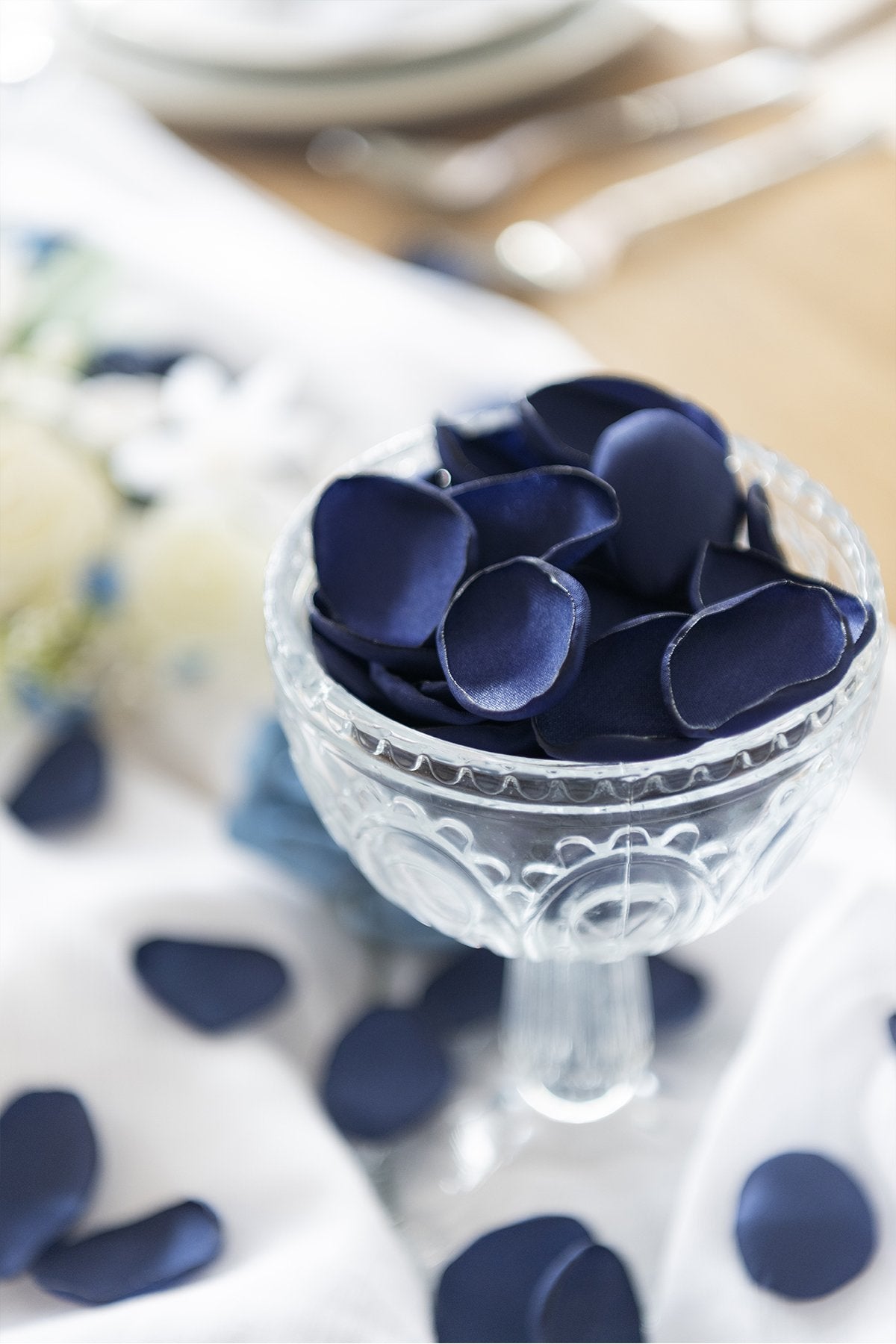 Silk Rose Petals - Blue Shades - lingsDev