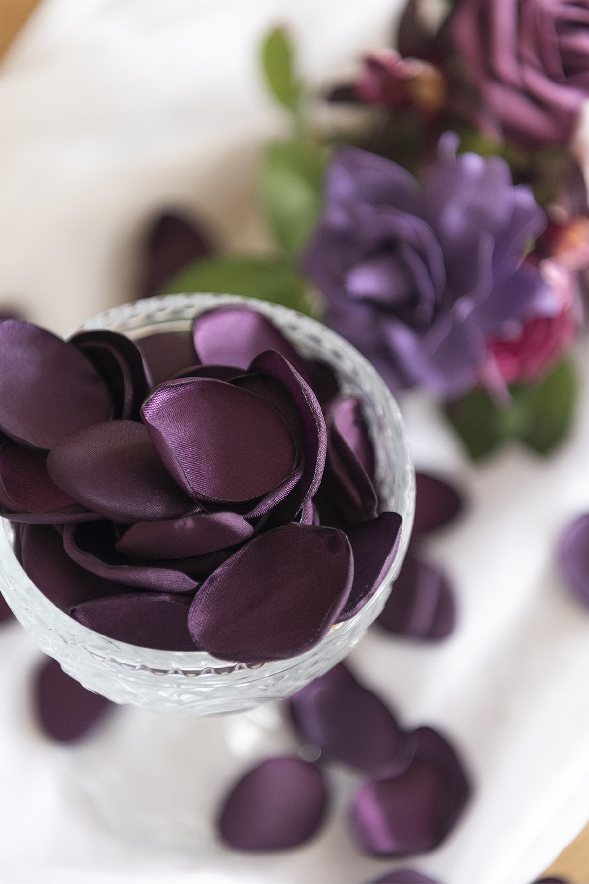 Silk Rose Petals - Plum & Lilac - lingsDev