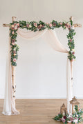 Arch Flower Garland 6.5FT (Set of 2) - Garden Dusty Rose - lingsDev