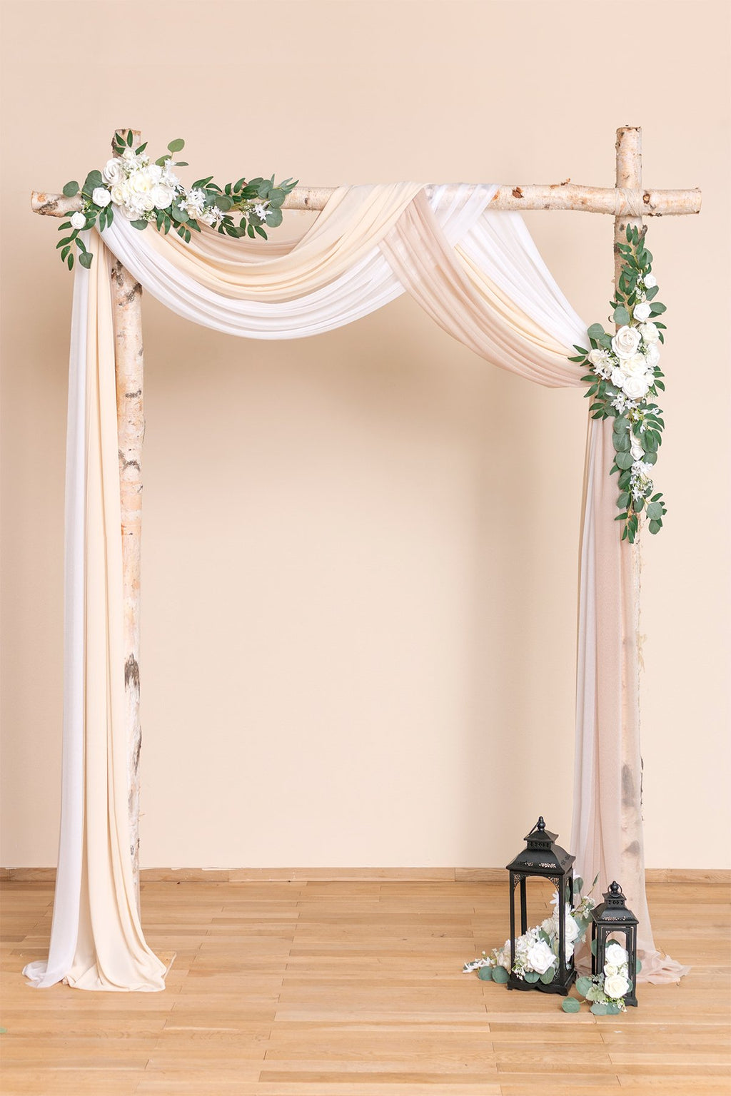 Wedding Arch Drapping Fabric 30" x 6.5 Yards - Elegant Nude - lingsDev