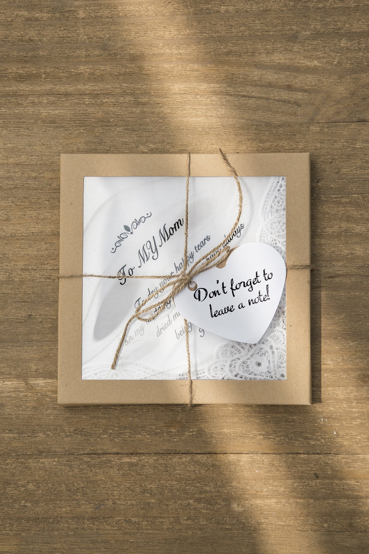 Wedding Handkerchief for Dad & Mom - Ling's moment