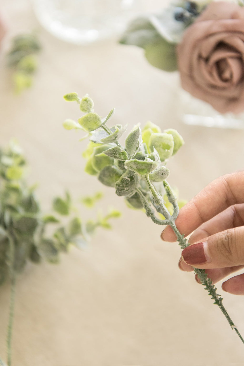 Greenery for DIY - White & Beige Theme - lingsDev