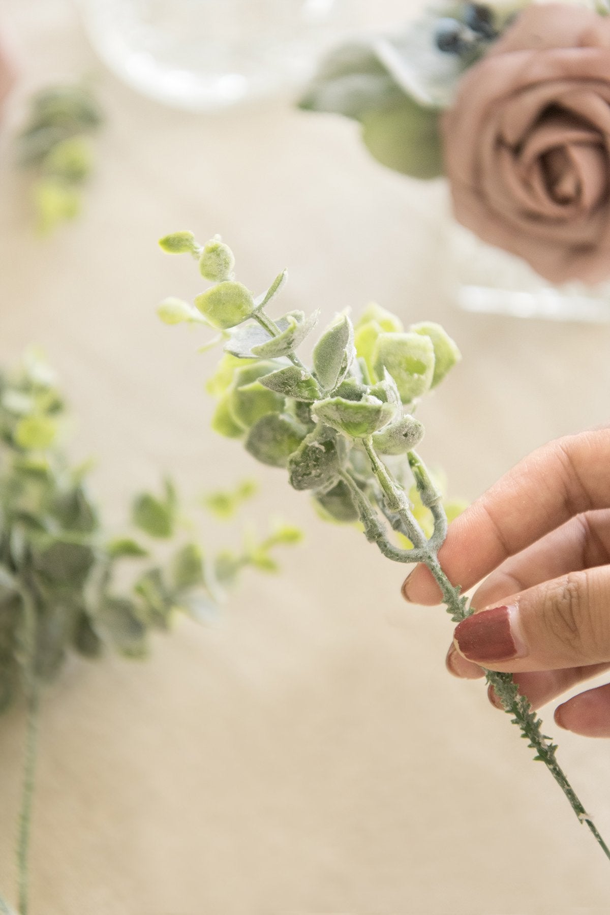 Greenery for DIY - White & Beige Theme - lingsDev