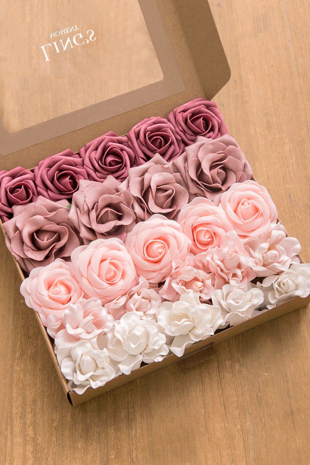 Dusty Rose Designer Flower Boxes
