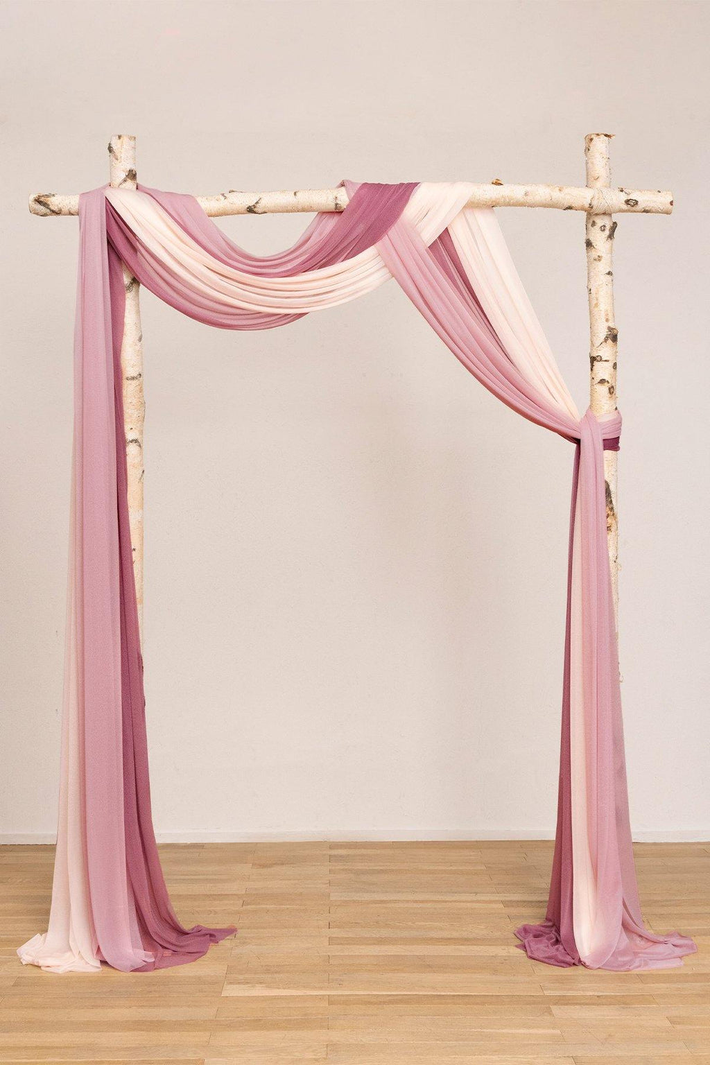 Arch Flower Garland 6.5FT (Set of 2) - Blush & Dusty Rose - lingsDev