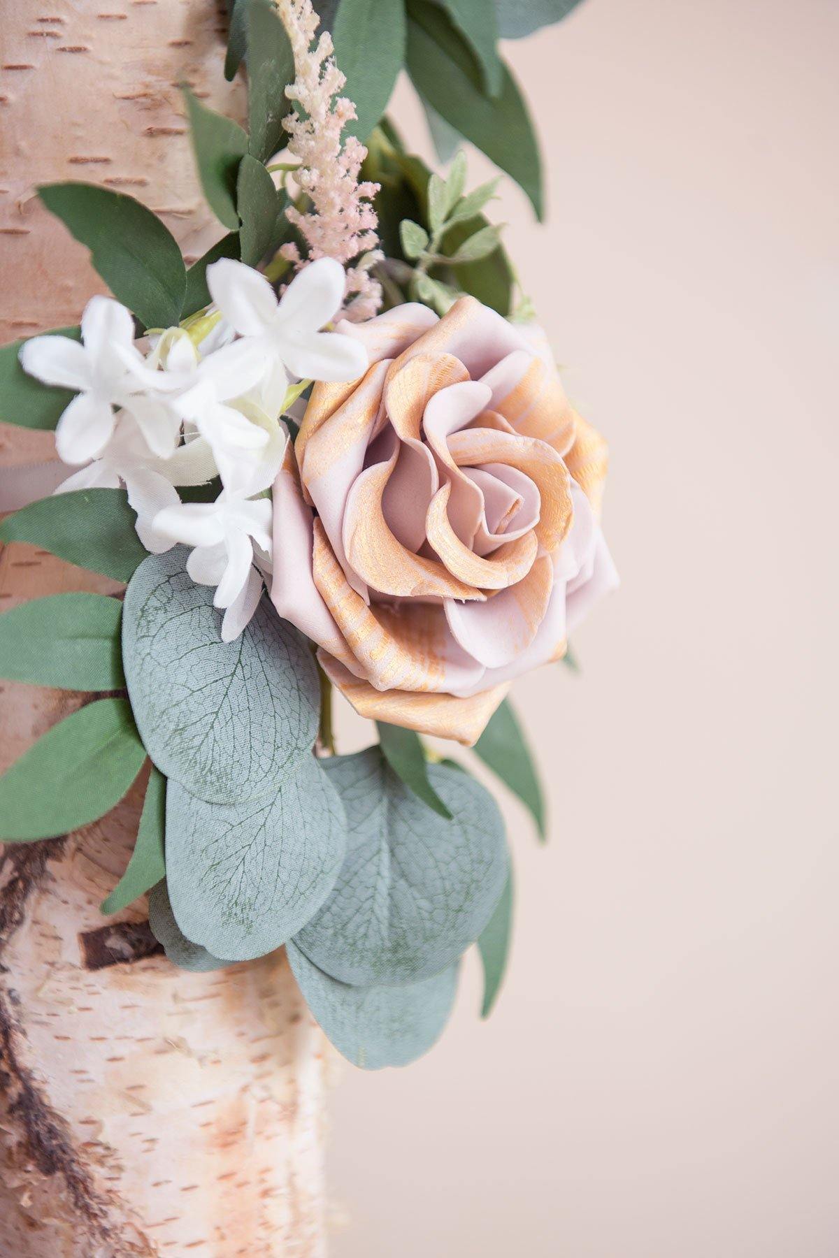 Arch Flower Garland 6.5FT (Set of 2) - Blush & Dusty Rose - lingsDev