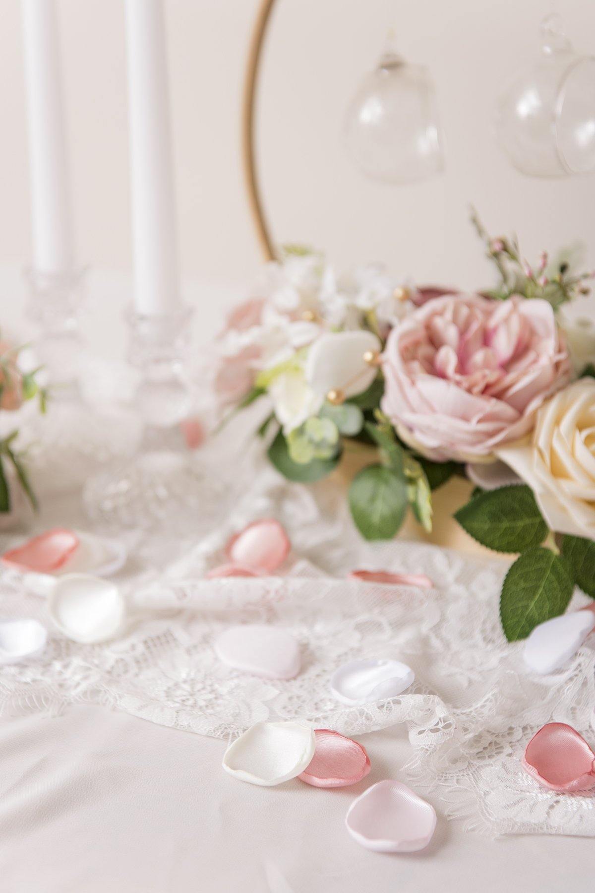 Silk Rose Petals 200/400pcs - Blush Pink - lingsDev