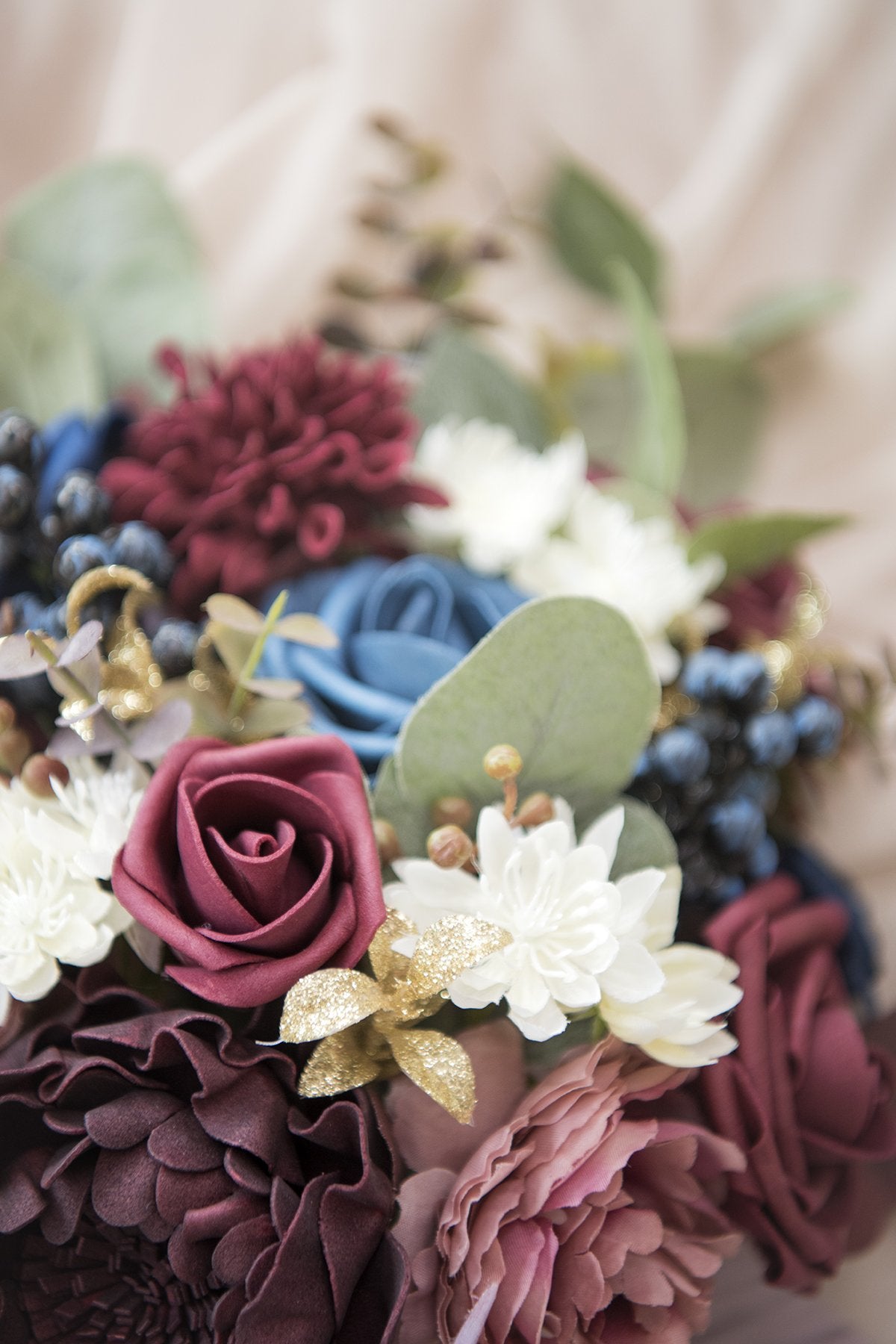 Burgundy & Marsala Flowers Box Set - 26 Styles - lingsDev