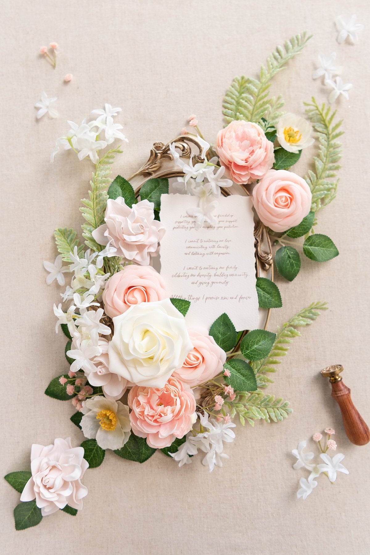 Blush & Peach Flowers Box Set - 34 Styles - lingsDev