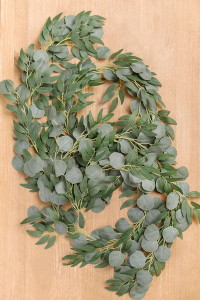 Eucalyptus and Willow Leaf Greenery Garland 6.5FT - lingsDev