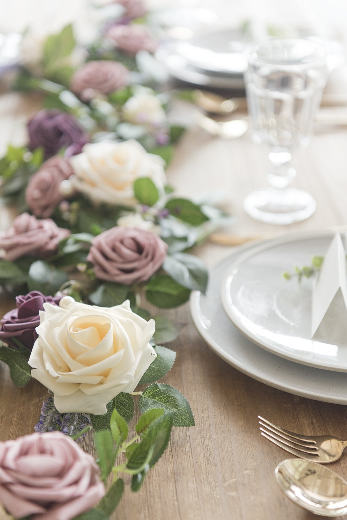 Rose Flower Garland 5FT - Dusty Rose - lingsDev