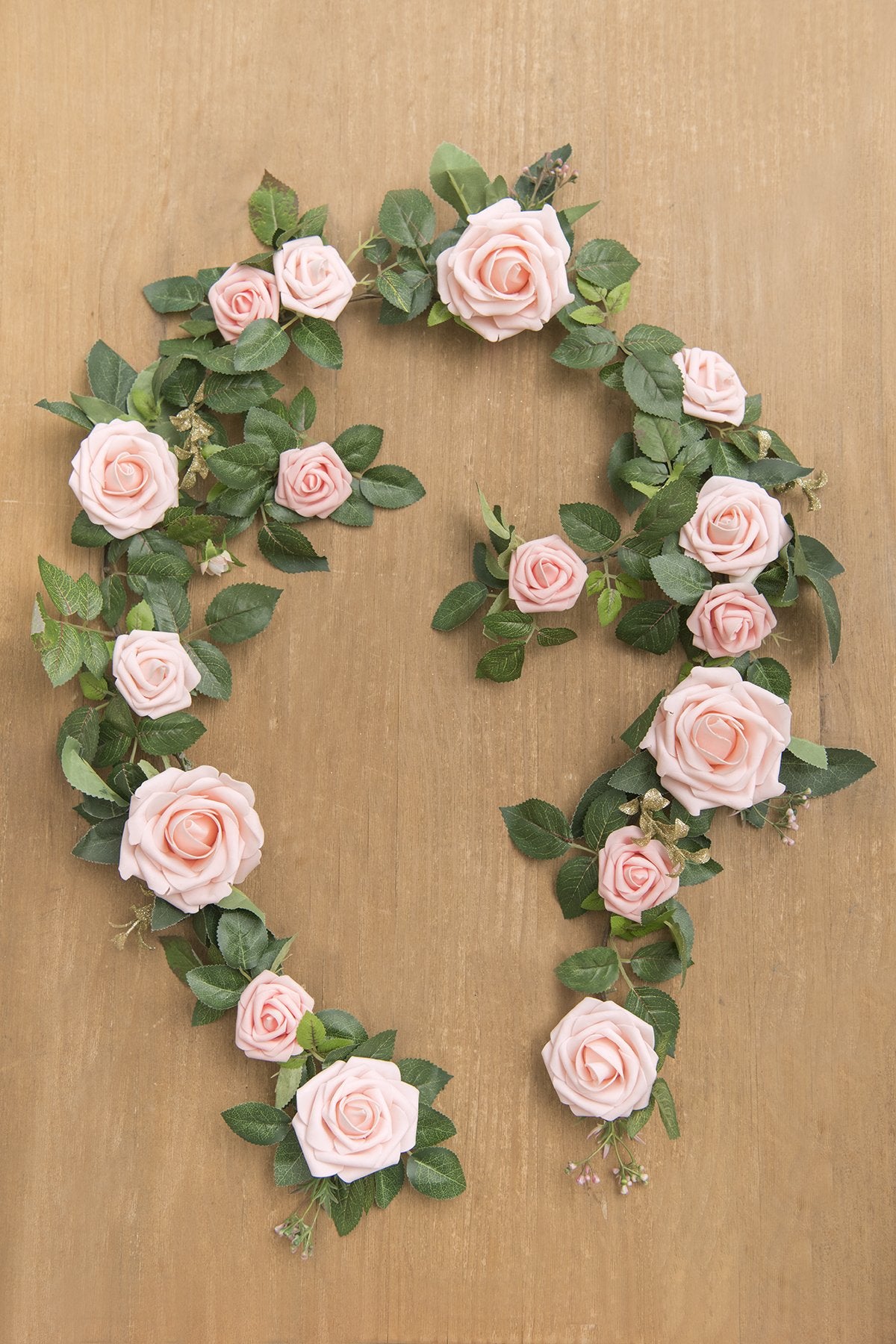 Rose Flower Garland 5FT - Blush Pink - lingsDev