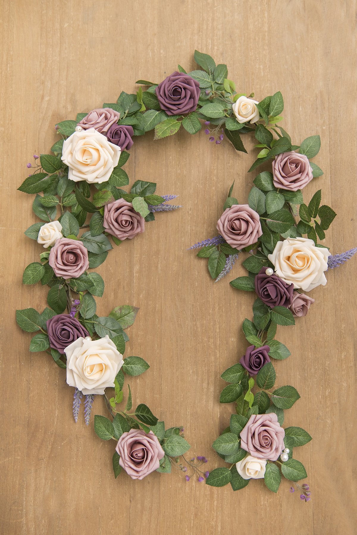Rose Flower Garland 5FT - Dusty Rose - lingsDev