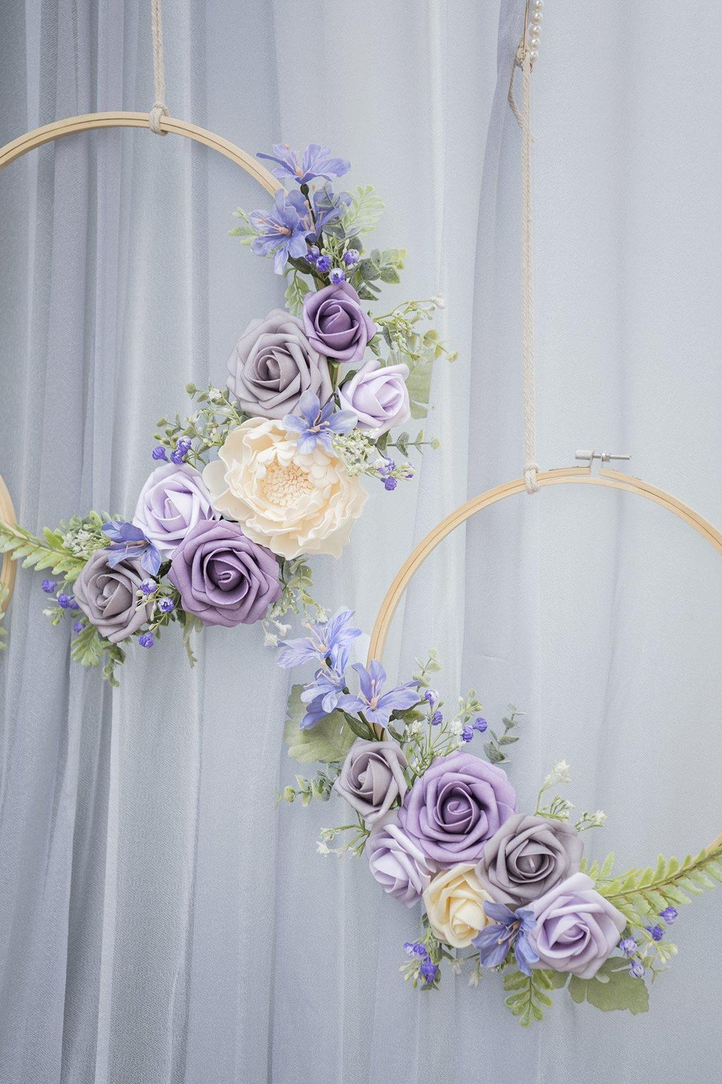 3" Purple Foam Rose with Stem - 4 Styles - lingsDev