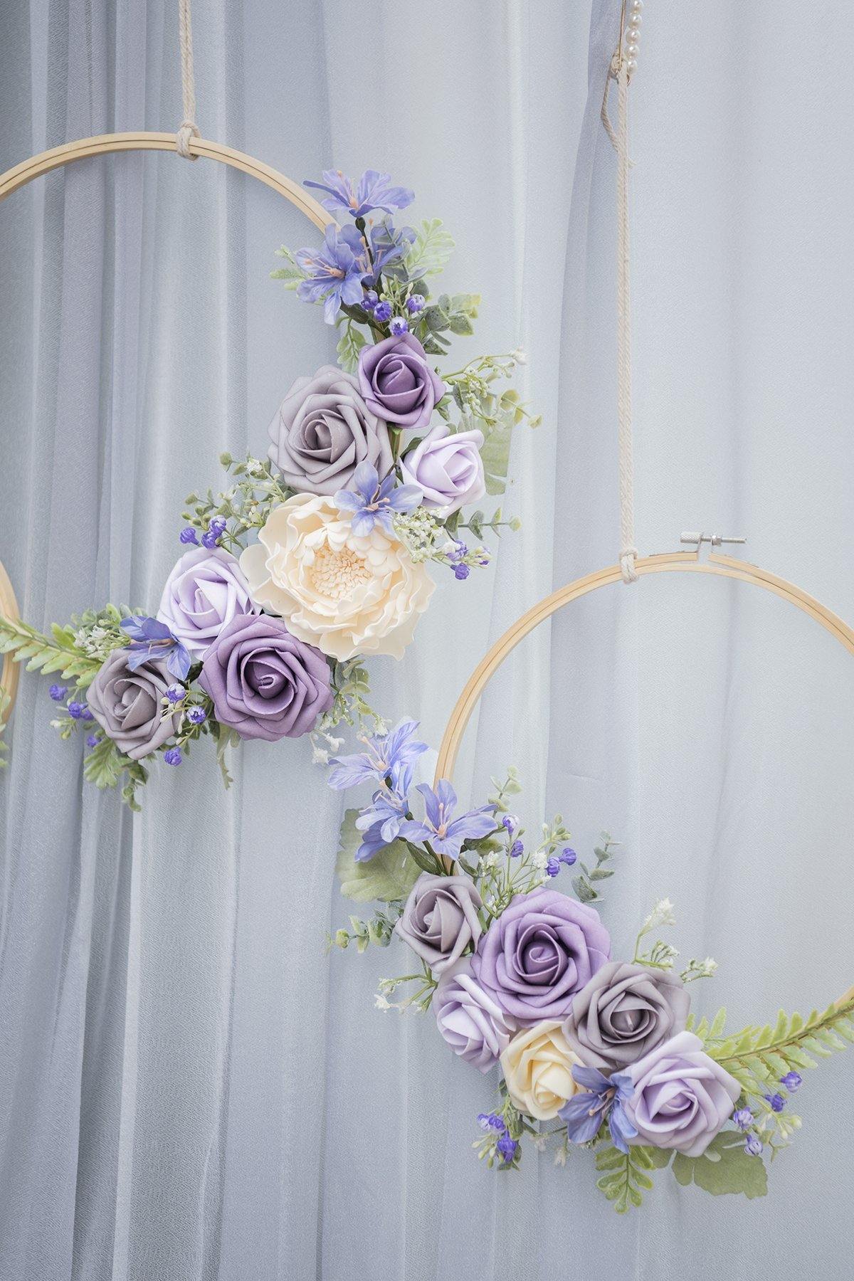 3" Purple Foam Rose with Stem - 4 Styles - lingsDev