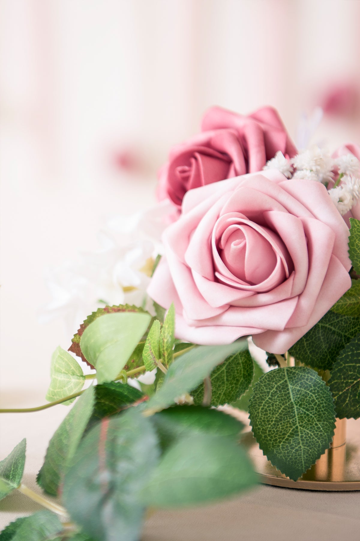 3" Foam Rose with Stem - 59 Colors F3