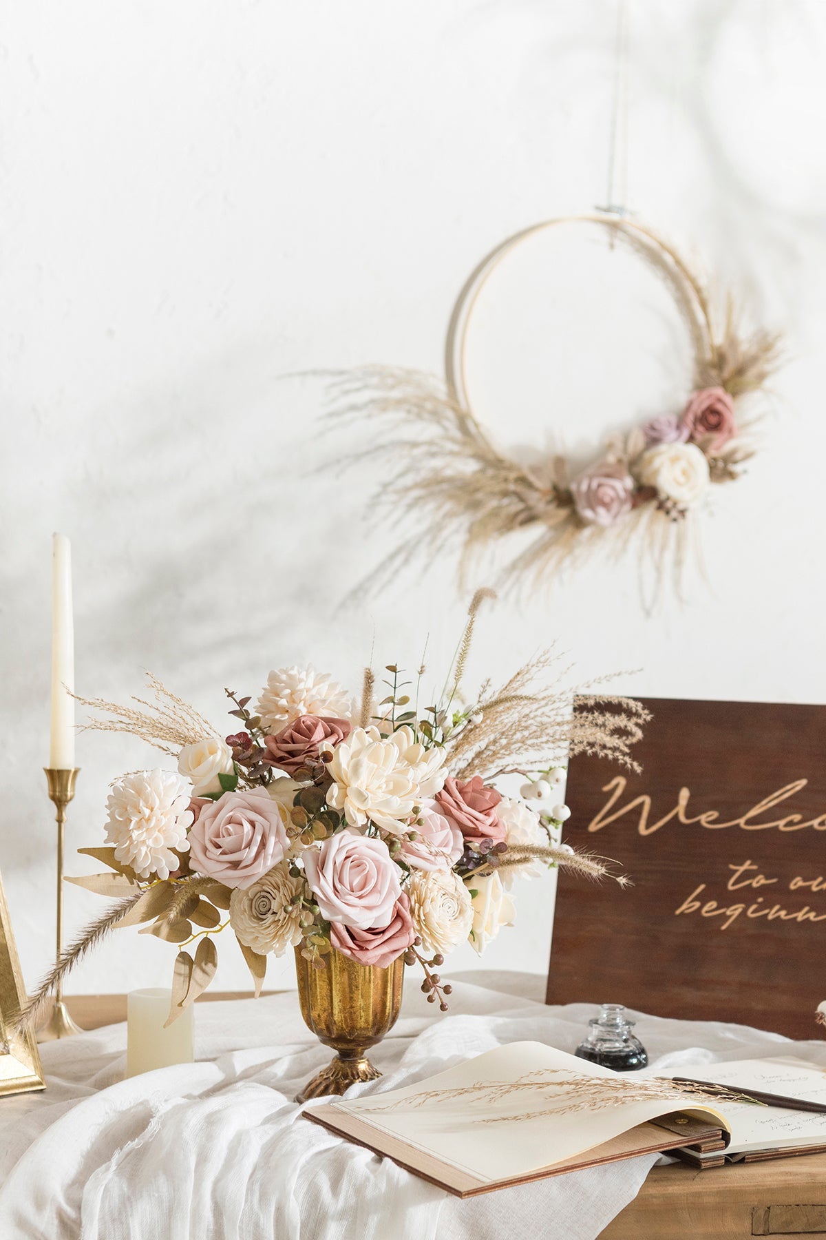 Dusty Rose Designer Flower Boxes