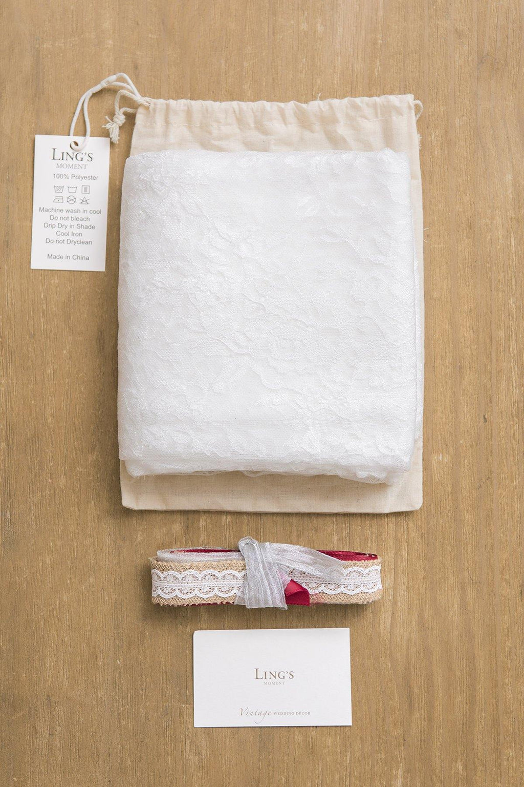 Eyelash Lace Table Runner 30"w x 10FT - lingsDev