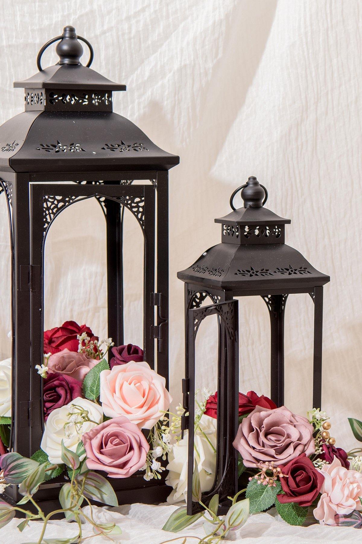 Dusty Rose & Burgundy Flowers Box Set - Mature Dusty Rose (Deluxe) - lingsDev