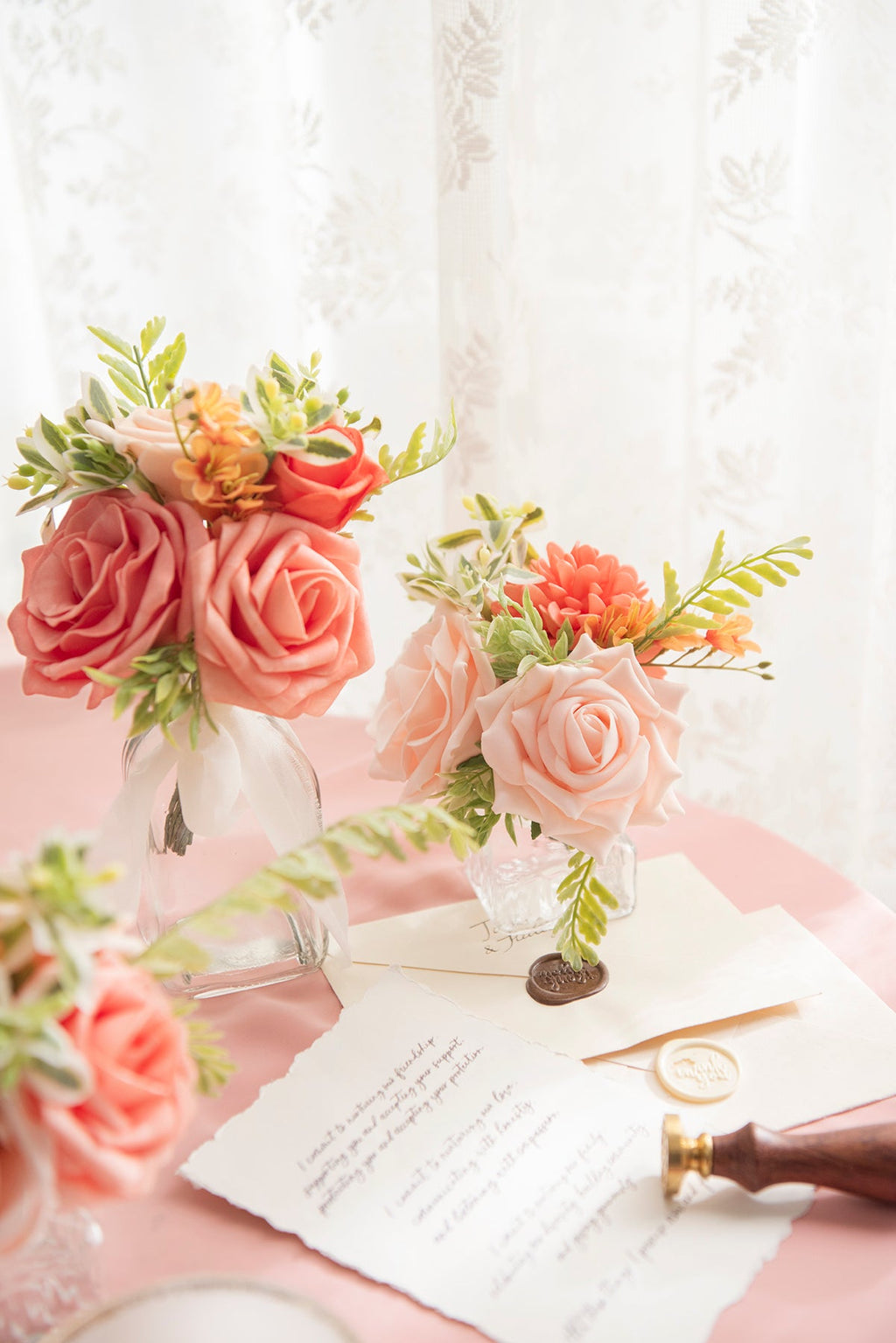 Blush & Pinks Designer Flower Boxes