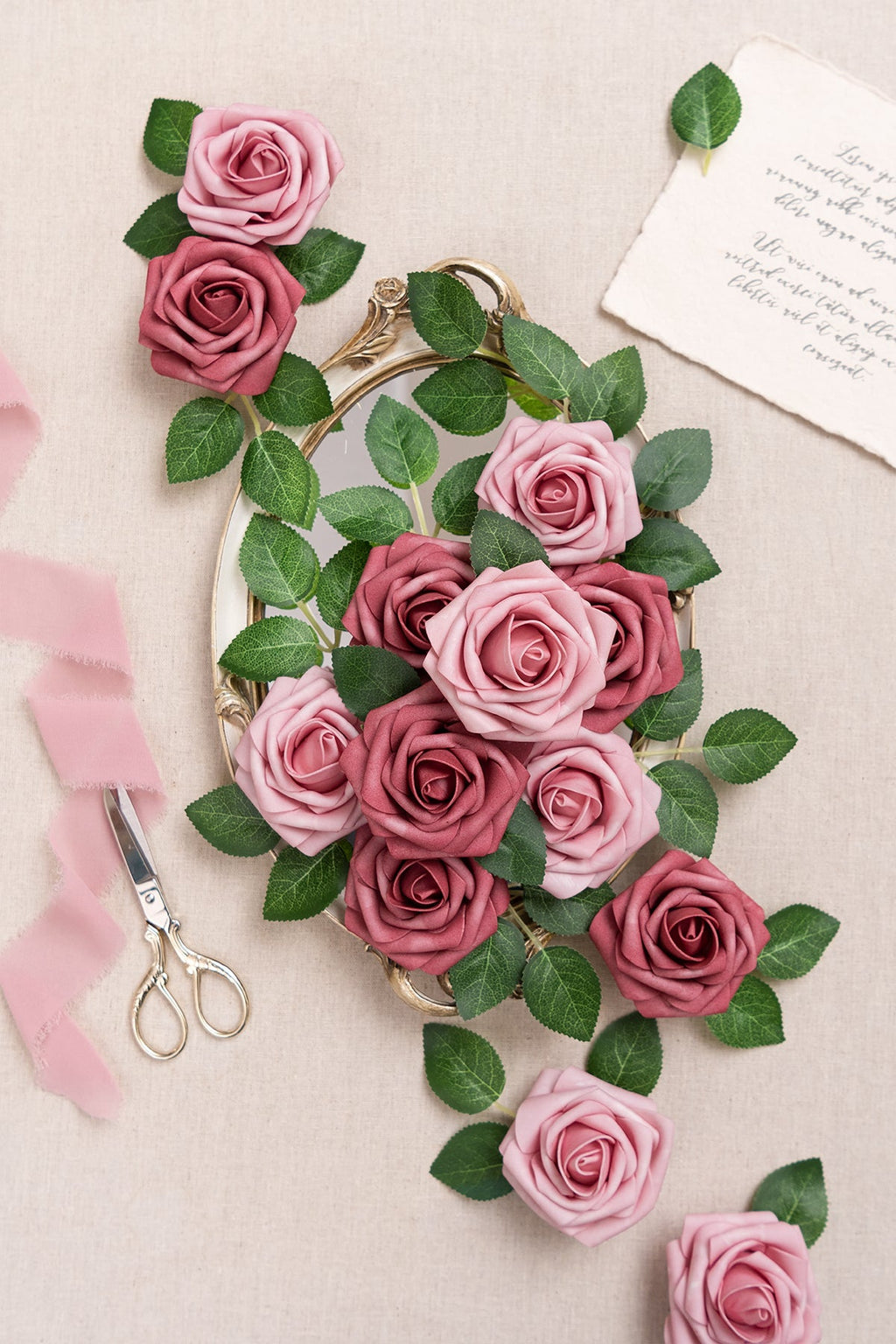 3" Foam Rose with Stem - 59 Colors F3