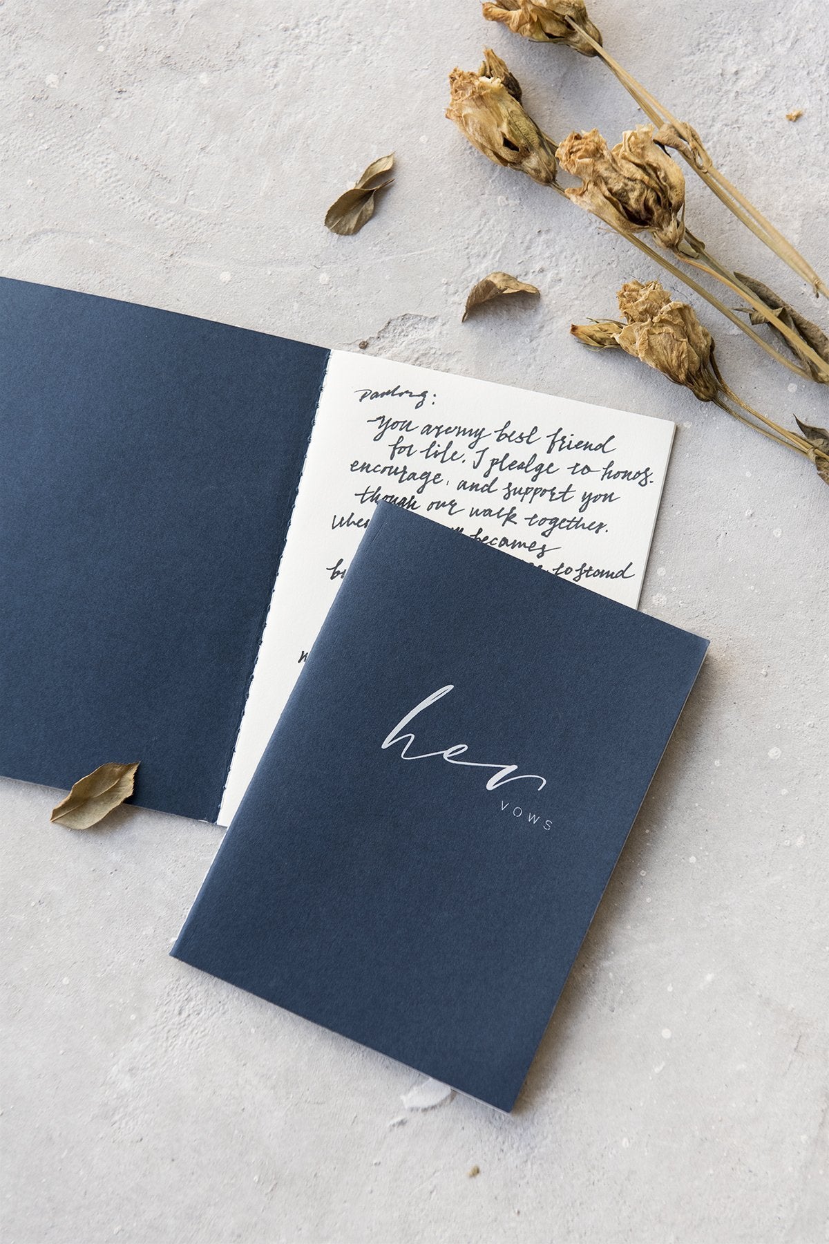 Vow Books Set of 2 His & Her - 3 Colors - Ling's moment