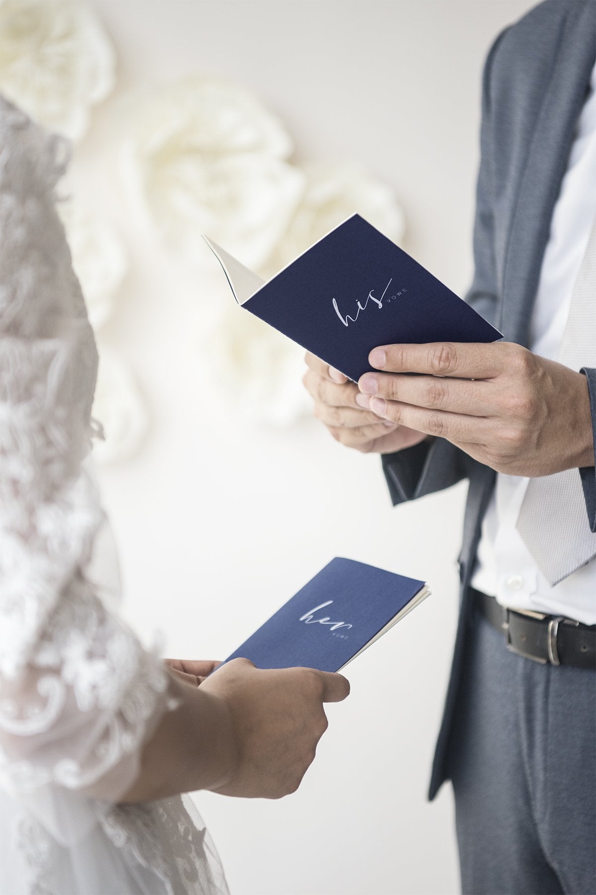 Vow Books His & Her - Navy Blue - lingsDev