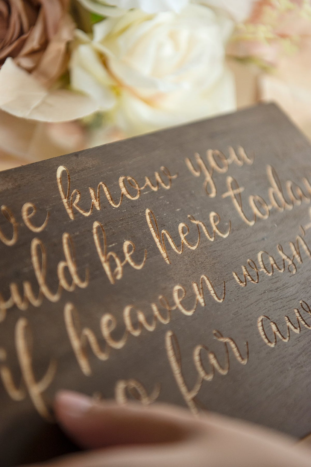 Wedding Remembrance Sign - We Know You Would Be Here Today - lingsDev
