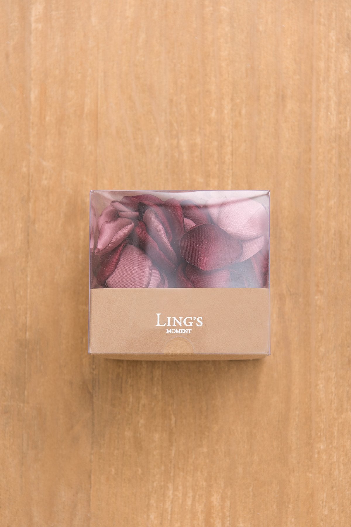 Silk Rose Petals 200/400pcs - Burgundy & Blush - lingsDev