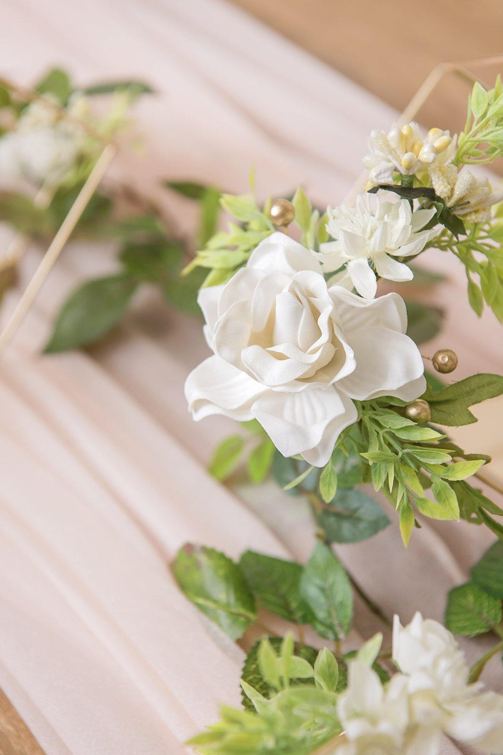 3" Foam Gardenia with Stem - White - lingsDev