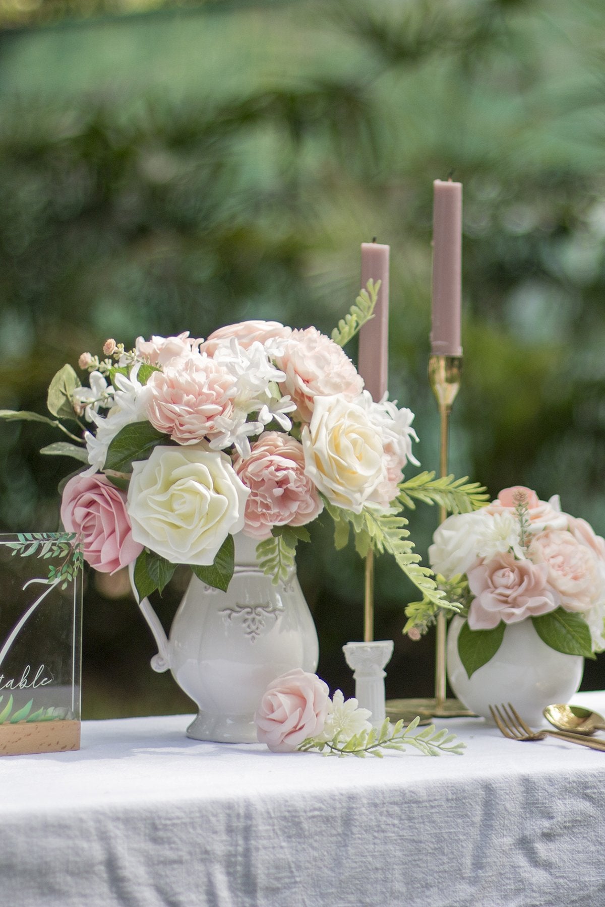 Vintage Blush & Peach Flowers Box Set - 5 Colors - Ling's moment