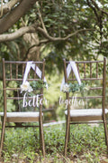 Acrylic Chair Signs - 3 Types - lingsDev