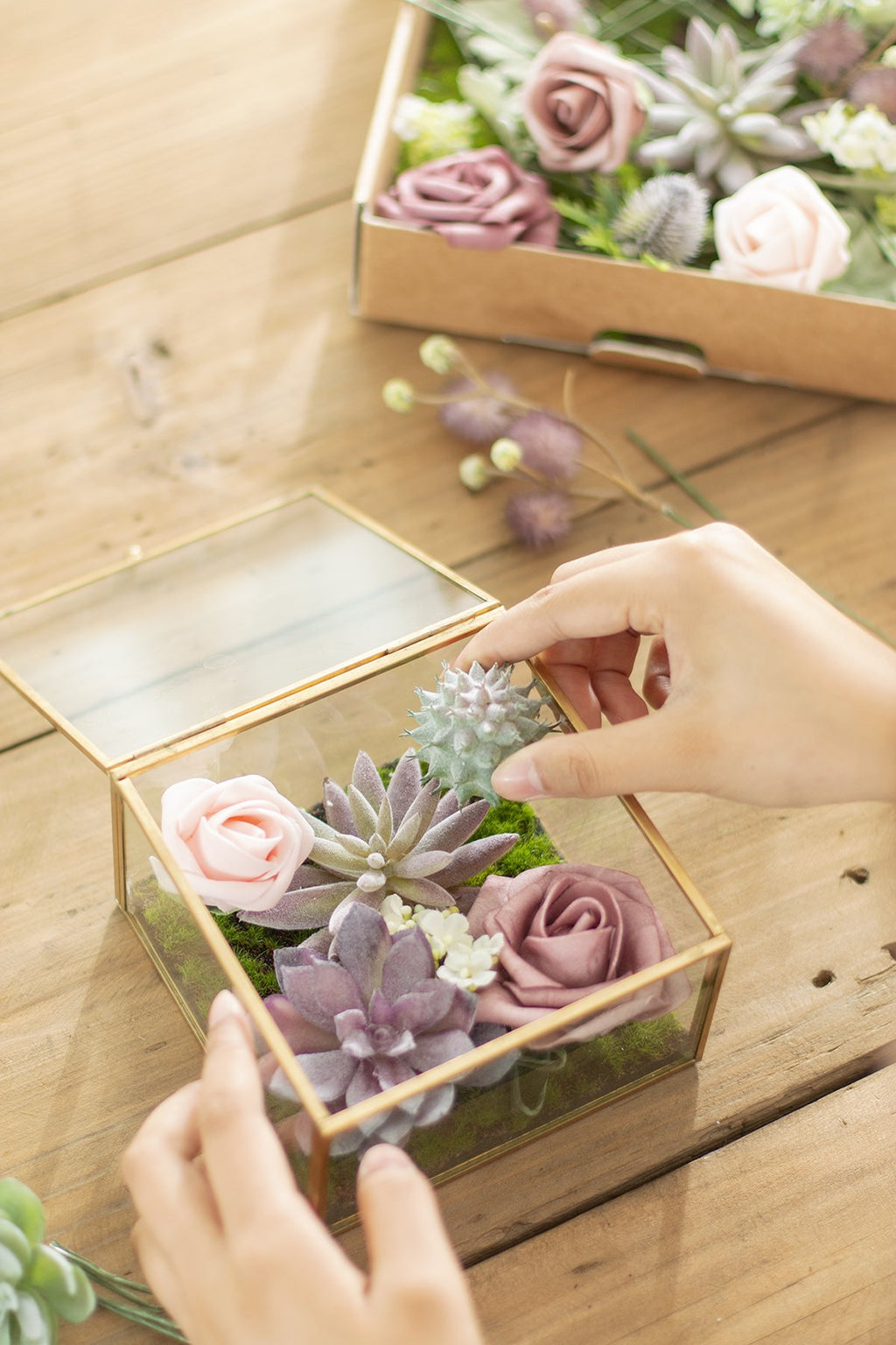 Dusty Rose Flowers Box Set - 20 Styles - lingsDev