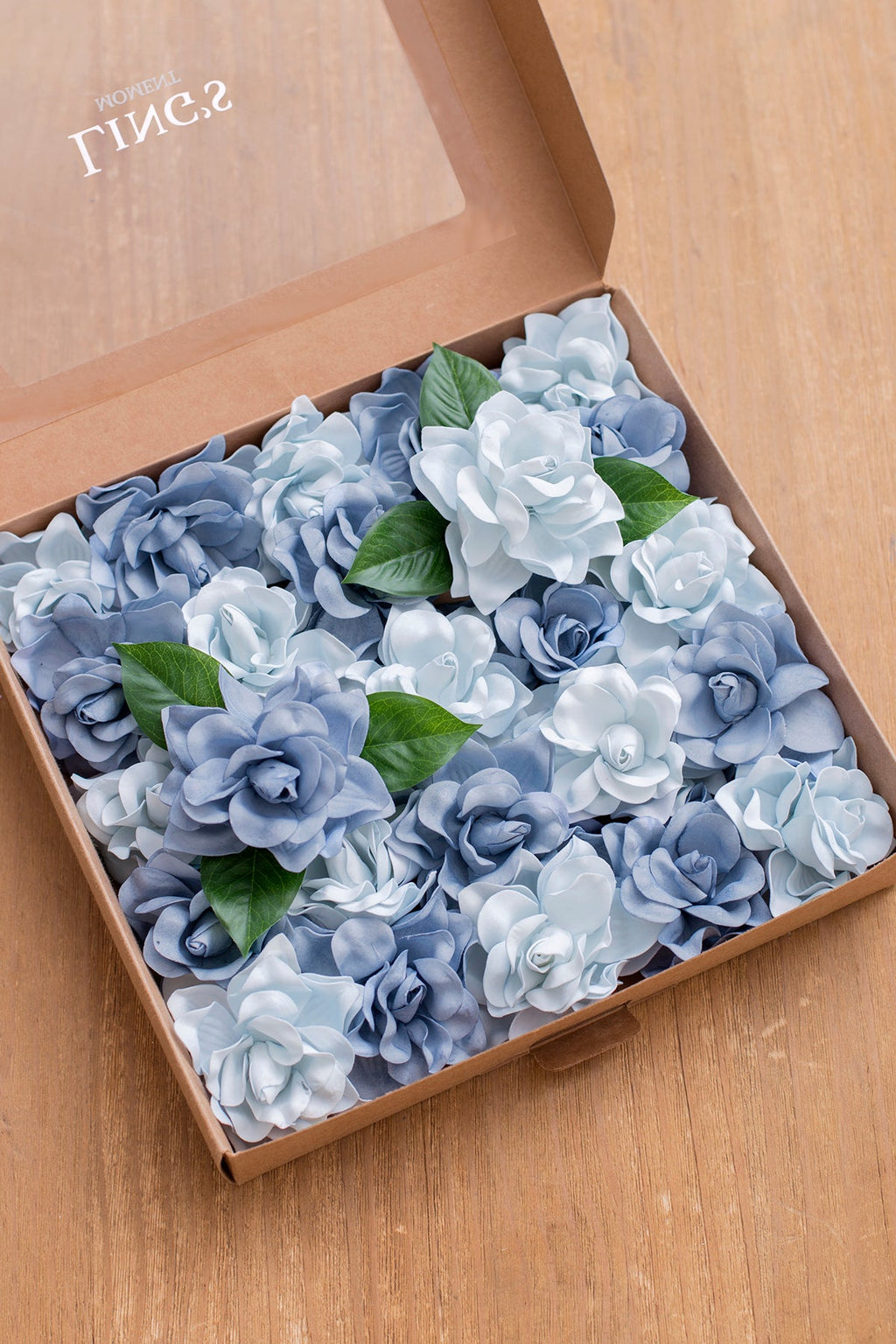 2.7" Foam Gardenia with Stem - 7 Colors