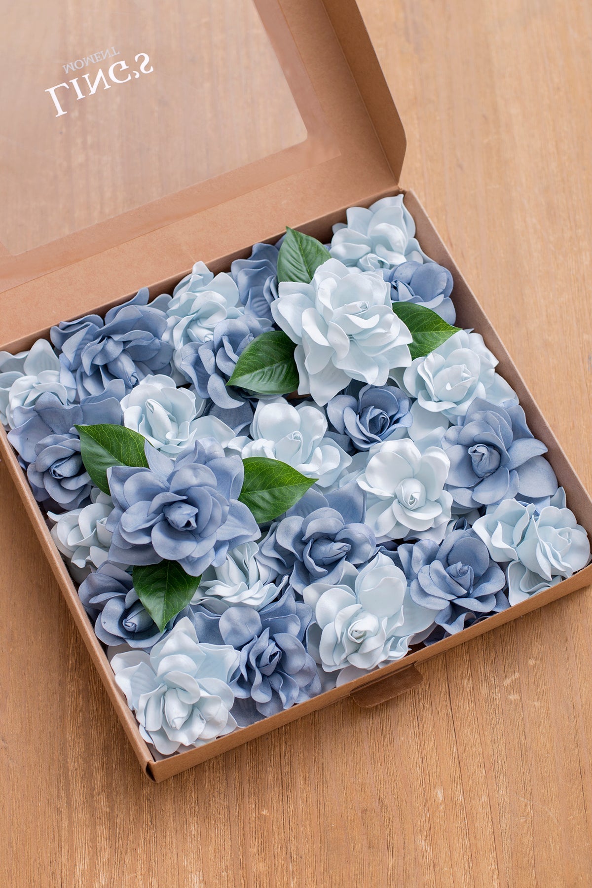 2.7" Foam Gardenia with Stem - 7 Colors