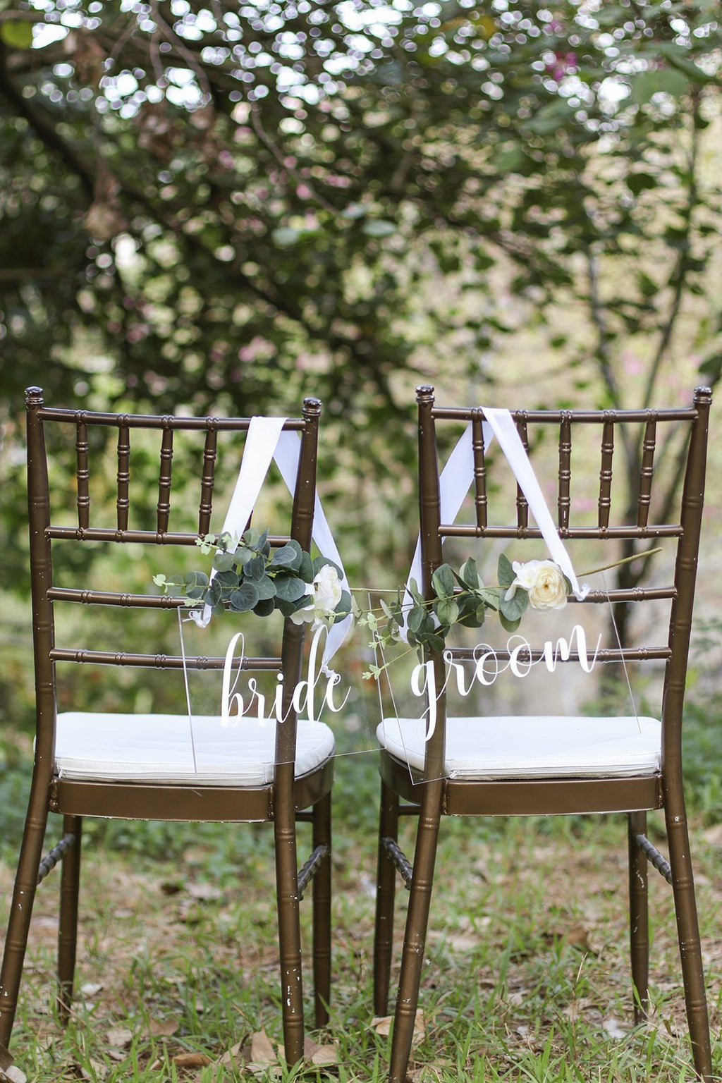 Acrylic Chair Signs - 3 Types - lingsDev